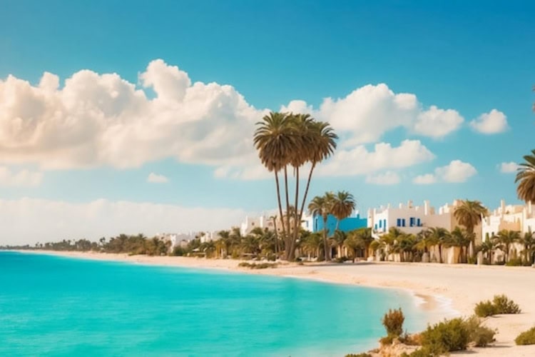 Djerba Island in Tunisia,